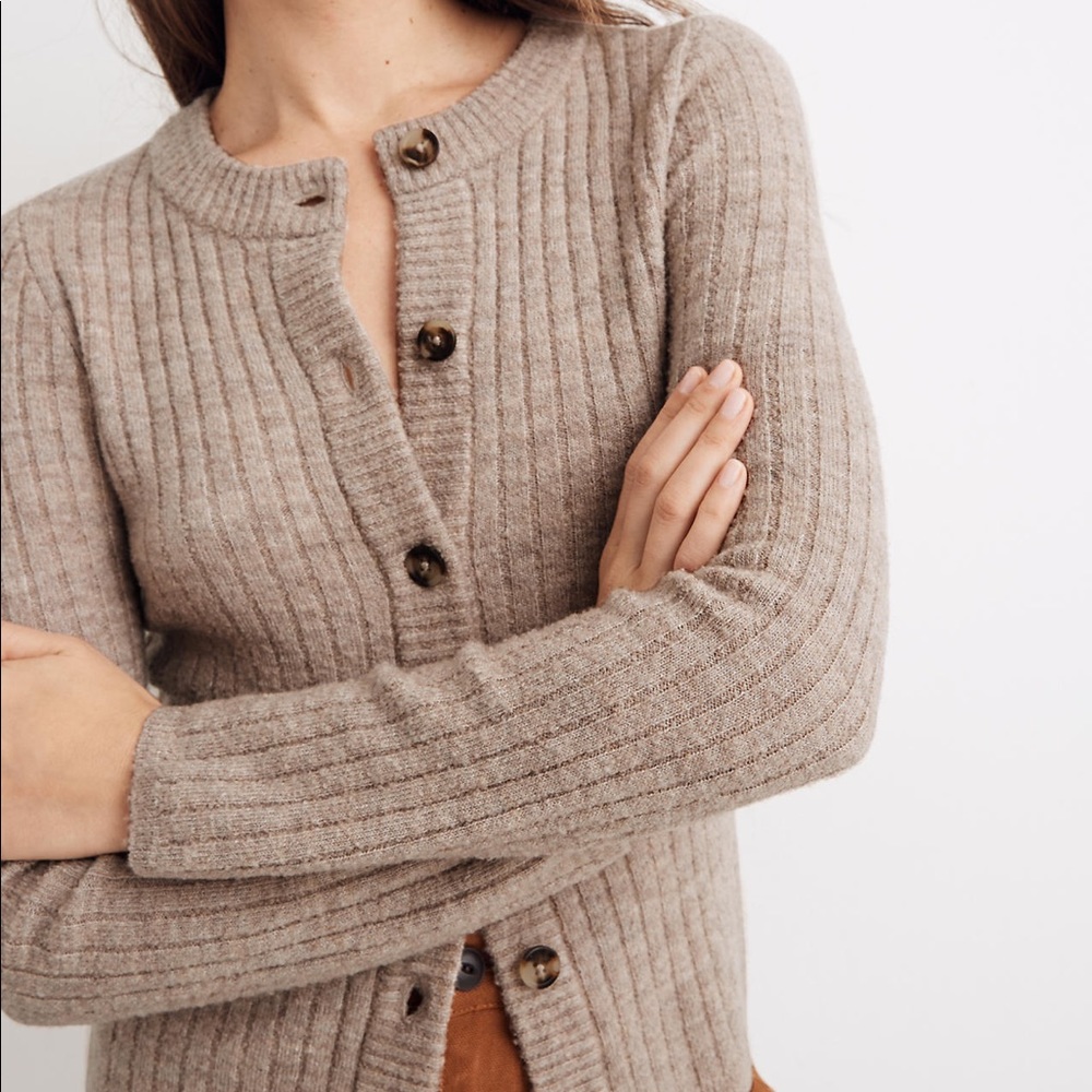 Madewell Merritt shrunken cardigan sweater - Picture 2 of 7
